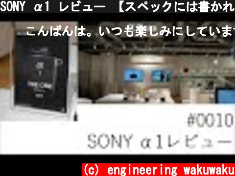 SONY α1 レビュー 【スペックには書かれないこと】 #0010  (c) engineering wakuwaku